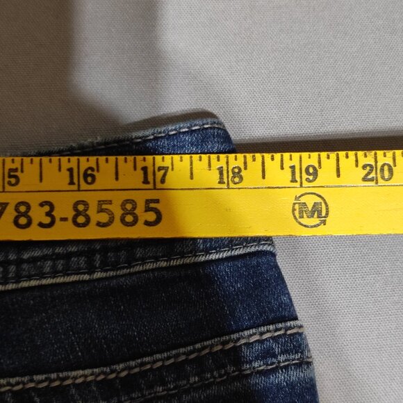 Silver Jeans Elyse women's size SZ14/L30 denim blue colour straight leg - Picture 10 of 14